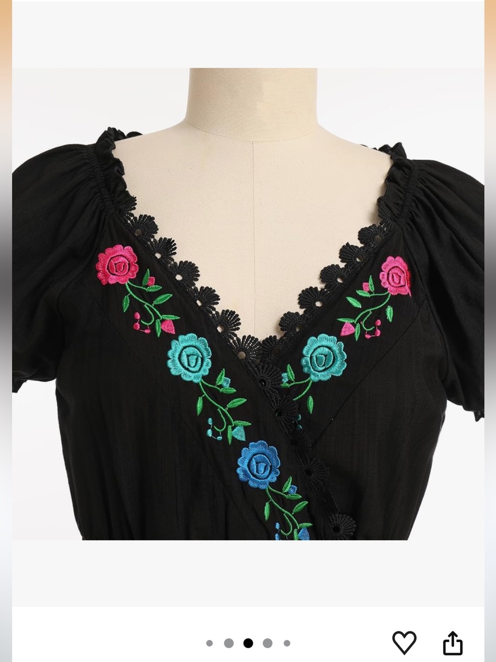 Unbranded Beautiful Mexican inspired dress - Picture 2 of 6